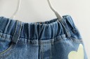 Tyttöjen setti - T-paita ja shortsit sydämillä J1273 5
