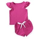 Tyttöjen T-paita ja shortsit L1118 2