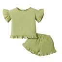Tyttöjen T-paita ja shortsit L1273 6