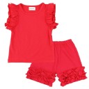 Tyttöjen T-paita ja shortsit L1445 6