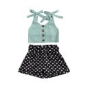 Tyttöjen toppi ja shortsit L1237 4