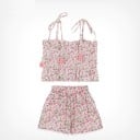 Tyttöjen toppi ja shortsit L1446 1