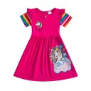 Tyttöjen värikäs mekko N80 21