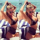Tyylikäs naisten bikini - Musta 3