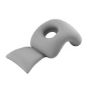 U-formet pude med hul til ansigtet Ergonomisk hovedstøtte Massagepude Memory-skum Åndbart materiale Komfortabel hvile 5