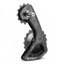 Überdimensionale RYET Schaltrollen mit Scheibe Oben 13T und Unten 19T Keramische Lager Aluminium Schwarz Für Ultegra R8000 und Dura-Ace 1