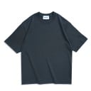 Übergroßes Kurzarm-T-Shirt für Damen, einfarbig, lockeres T-Shirt mit O-Ausschnitt, lässige Oversize-Passform, gerollte Ärmel, bequem 3