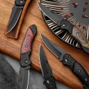 Udendørs Foldbar Lommekniv 16 cm Rustfrit Stål Foldbar Blad med Sikkerhedslås Camping Vandring Bil EDC Udstyr Overlevelse 3