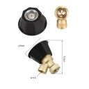 Ugello spruzzatore regolabile per spruzzatore 14x1.5 testa atomizzante in ottone nera per trattamenti agricoli 3