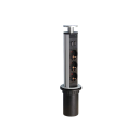 Uitschuifbaar tafelstopcontact 110-250V met 3 stopcontacten en 2 USB-poorten 2,4 A EU 16A-stopcontactblok met 2 m kabel 3G*1,5 mm² Huishoudelijk 2