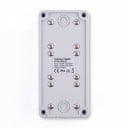 Ulko- kolminkertainen seinäpistoke, vedenkestävä IP54, 16 A / 220 V, 180 × 80 × 70 mm, muovinen, harmaa-sininen, kotiin, puutarhaan ja auton 3