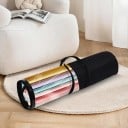 Úložný vak na balicí papiere 80×22 cm PVC polopr transparentný vak s rúčkou prenosný obal na role balicího papiera 4