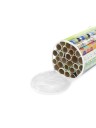 Úložný vak na balicí papiere 80×22 cm PVC priehľadný vak s rukoväťou prenosný obal na role balicího papíru 11