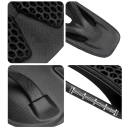 Ultraľahké karbónové sedlo na bicykel 25 x 15 cm Duté a priedušné 3D sedlo pre horské a štrkové cestné bicykle Ergonomický design 5