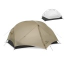 Ultralehký stan pro 1 osobu 210 x 135 x 100 cm z odolného 15D nylonu Třísezónní turistický stan pro pěší výpravy a celodenní cestování 2