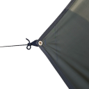 Ultraleichte Campingplane, 3 x 3 m, wasserdicht, Wanderschattendach, UV-Schutz, tragbarer Sonnenschutz mit Aufbewahrungstasche 6