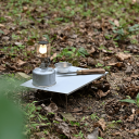Ultraleichter faltbarer Aluminiumtisch 29,7 x 21 x 7,8 cm Tragbarer robuster Mini-Tisch für Camping Picknick Wandern Gewicht 395 g 6