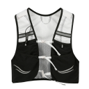 Ultralet unisex løbevest 40x19 cm til maraton, cykling og vandreture med reflekterende elementer, lommer og åndbar ryg. 7