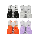 Ultralet unisex løbevest 40x19 cm til maraton, cykling og vandreture med reflekterende elementer, lommer og åndbar ryg. 2