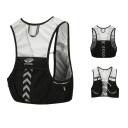 Ultralet unisex løbevest 40x19 cm til maraton, cykling og vandreture med reflekterende elementer, lommer og åndbar ryg. 6