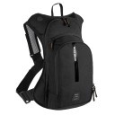 Ultraleve mochila de ciclismo 10 l Mochila desportiva preta com design reflexivo Alças em X Abertura para auriculares Respirável 31×12×44 cm 1