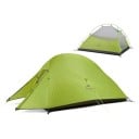 Ultraleve tienda para 2 personas 200 x 210 x 125 cm de resistente nylon 20D Tienda de senderismo de tres estaciones con alta 3