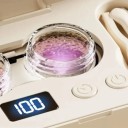 Ultraljudsrengörare för kontaktlinser med LED-display USB-laddning bärbar fodral 360° rengöring 18000 vibrationer 2