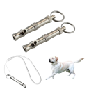 Ultralydsfløjte til hund 5,3 cm med snor til hundetræning, lille bærbar nøglering, til at stoppe gøen 5