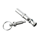 Ultraschall-Hundepfeife, 5,3 cm, mit 20 cm langem Umhängeband, Hundetrainingsflöte, klein, tragbar, Schlüsselanhänger, Rückruf, Stopp-Bell-Training 3