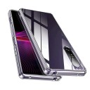 Ultratunt genomskinligt telefonfodral till Sony Xperia 10 II Skyddsfodral TPU Silikon Bakstycke Reptåligt Transparent 2