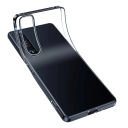 Ultratunt genomskinligt telefonfodral till Sony Xperia 10 II Skyddsfodral TPU Silikon Bakstycke Reptåligt Transparent 3
