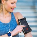 Ultratunt sportarmband upp till 6,8&quot; med pekskärm och reflekterande element för löpning och fitness 3