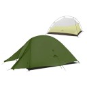 Ultraușor stan pentru 2 persoane 210 x 210 x 130 cm din nylon 20D rezistent Stan turistic pentru trei sezoane cu o mare rezistență la apă 3