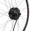 Umbau-Kit für Elektrofahrrad Vorderradmotor im Nabenteil XF07 36 V 250 W Rad 26" Bremsensor Gabelabstand 9,7–10,3 cm LCD-Display Schwarz 2