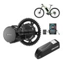 Umbausatz für E-Bike Bafang BBS02B 48 V 750 W Kettenblatt 44T Innenlager 100 mm Batterie 48 V 20 Ah TFT-Display EKD01 Schwarz 2