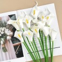 Umělá kytice kala dekorativní květina 35 cm PU realistické provedení do vázy svatební výzdoba a interiérová dekorace 3