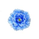 Umělá pivoňka bohatý květ 40 cm hedvábná tkanina a příze dekorativní květina do vázy na stůl komodu polici interiér 7