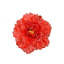 Umělá pivoňka bohatý květ 60 cm hedvábná tkanina a příze dekorativní květina do vázy na stůl komodu polici interiér 5