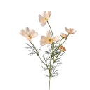 Umělá rostlina heřmánku do květináče realistické květy 60 cm hedvábí vločkový plast ocelová stonka pro dekoraci 7