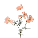 Umělá rostlina heřmánku do květináče realistické květy 60 cm hedvábí vločkový plast ocelová stonka pro dekoraci 5