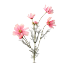 Umělá rostlina heřmánku do květináče realistické květy 60 cm hedvábí vločkový plast ocelová stonka pro dekoraci 13