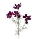 Umělá rostlina heřmánku do květináče realistické květy 60 cm hedvábí vločkový plast ocelová stonka pro dekoraci 9