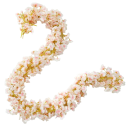 Umělá závěsná girlanda sakury dekorativní květinový řetěz 180 cm PP pro výzdobu interiéru, svatby, oslavy a fotokoutek 5