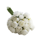 Umělé květiny pivoňky realistické květy 28 cm hedvábí dekorativní aranžmá pro vázu svatbu a bytovou dekoraci 5