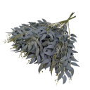 Umělé trávní rostliny převislý dekorativní svazek 55 cm plast a hedvábná tkanina závěsná bytová dekorace do květináče 5