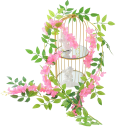 Umělé závěsné girlandy převislé květinové dekorace 2 m vícebarevné pro svatbu pergolu balkon terasu stěnu interiér 2