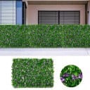 Umělý živý plot z umělých listů 40 cm dekorativní zelená zástěna na balkon zahradu a venkovní soukromí domácnosti 3