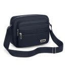 Umhängetasche für Herren mit großem Fassungsvermögen, wasserdichter Nylon-Rucksack, mehrere Taschen, robuster Arbeitsrucksack für Business 3