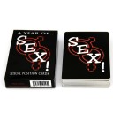 Un año de...¡Sexo! – Juego de cartas erótico con posiciones y descripción de la técnica de ejecución, solo en inglés, embalaje discreto 3