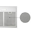 Underbygget emhætte med recirkulation og udsugning 250 m³/h 59,5 x 48 x 10 cm rustfrit stål med LED-belysning og berøringskontrol til køkkenet 2